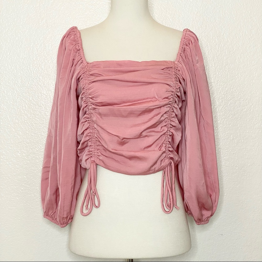 2BELLA Dusty Rose Pink Blouse